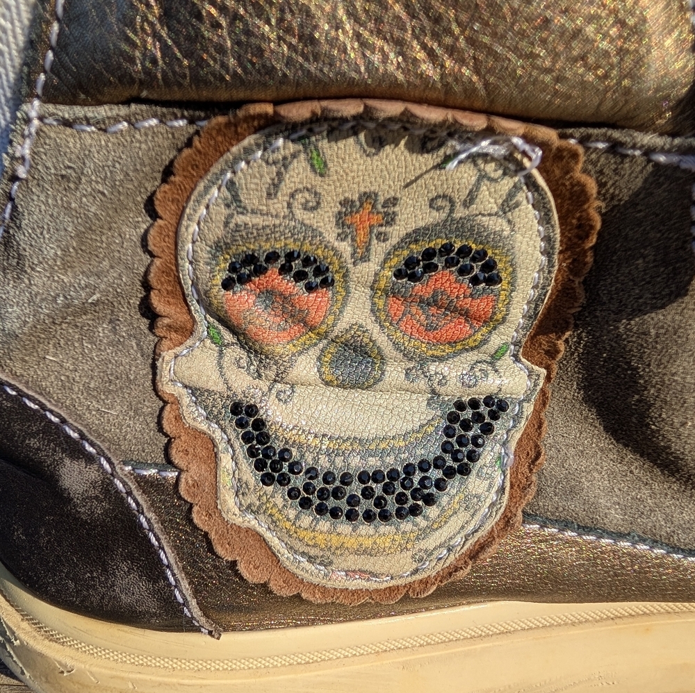 Giuseppe Zanotti Hi-top Sneakers with Skull Women's size 40 1/2 (9-9.5) - Picture 11 of 11
